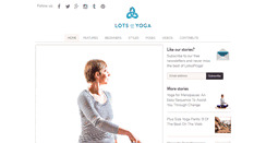 Desktop Screenshot of lotsofyoga.com