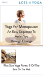 Mobile Screenshot of lotsofyoga.com